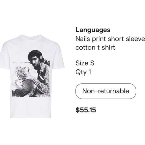 Graphics tee for men - Picture 3 of 3